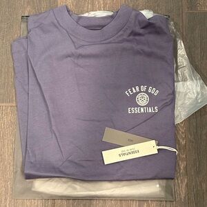 Fear of God Essentials Deep Purple Tee